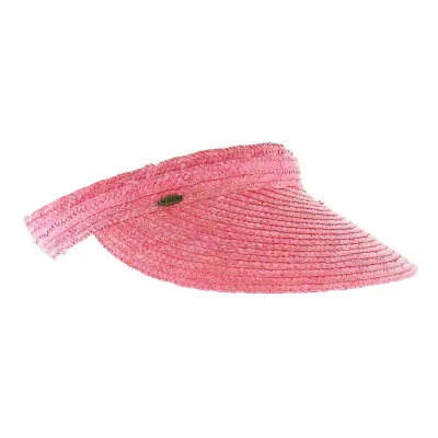 Straw Visor Cap - Pink Reference: 5331 | Traclet Hat Shop
