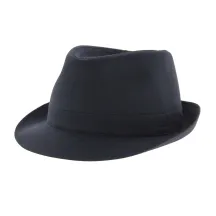 Chapeau trilby Coton Bleu Marine