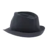 chapeau tissu coton trilby marine - chapeau petit bord marine Reference : 3769 | Chapellerie Traclet