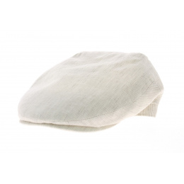 Fancy Linen Flat Cap