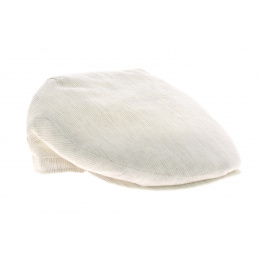 Fancy Linen Flat Cap