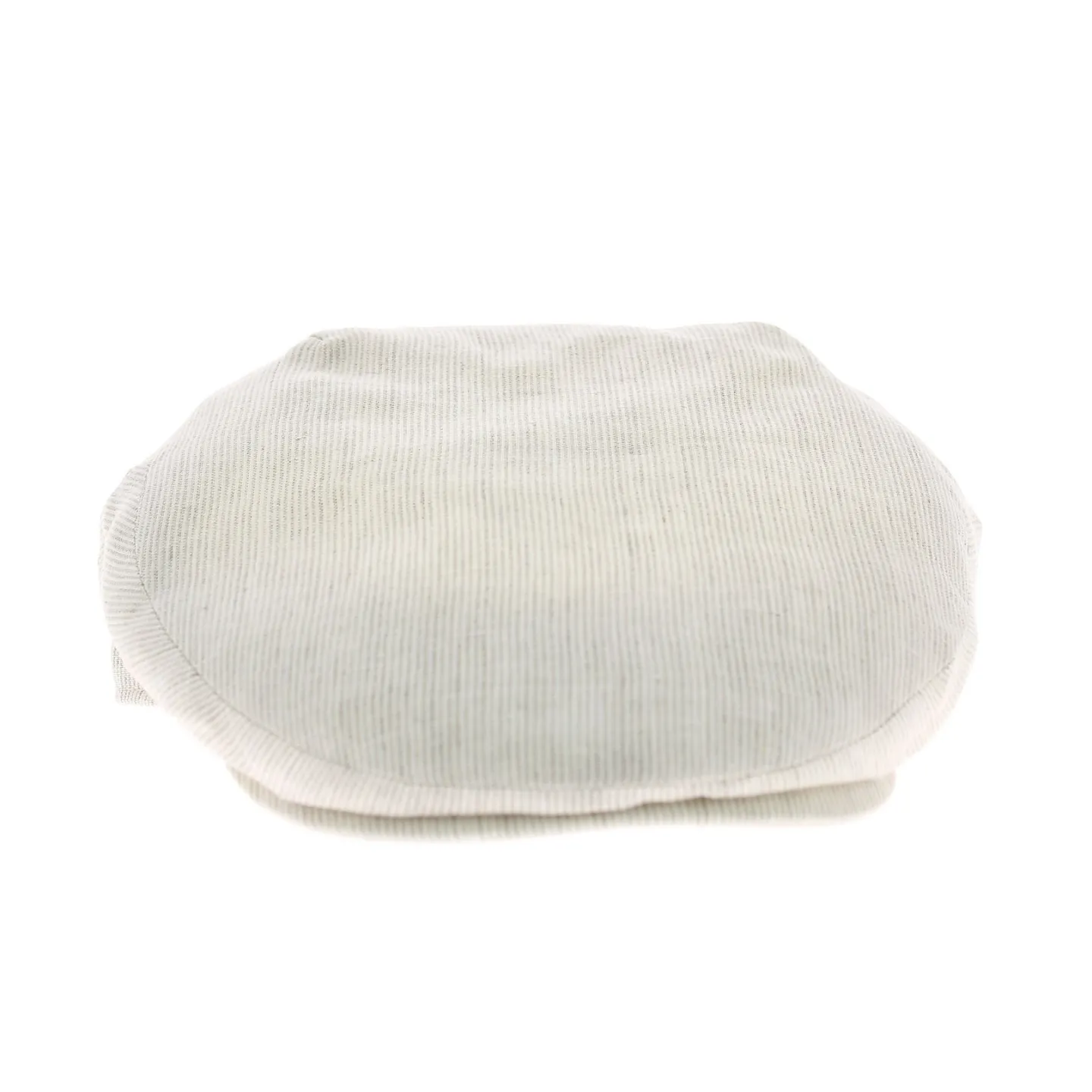 Casquette plate - 100% lin fantaisie beige Reference : 4536 | Chapellerie Traclet