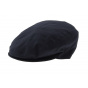 Navy Bostone Flat Cap