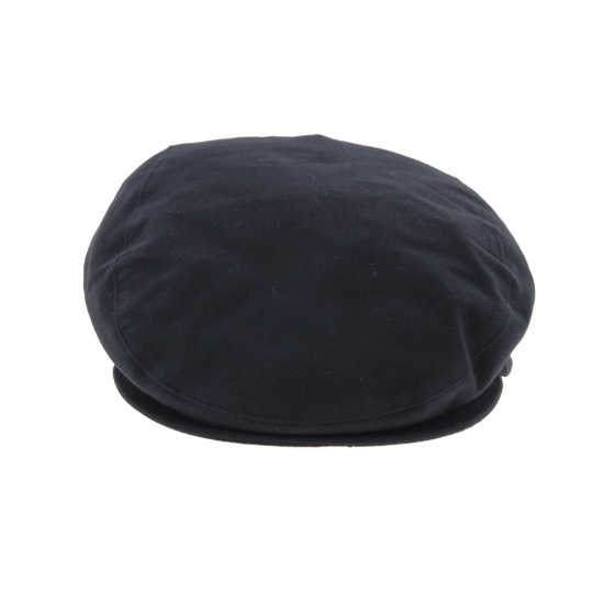Navy Bostone Flat Cap
