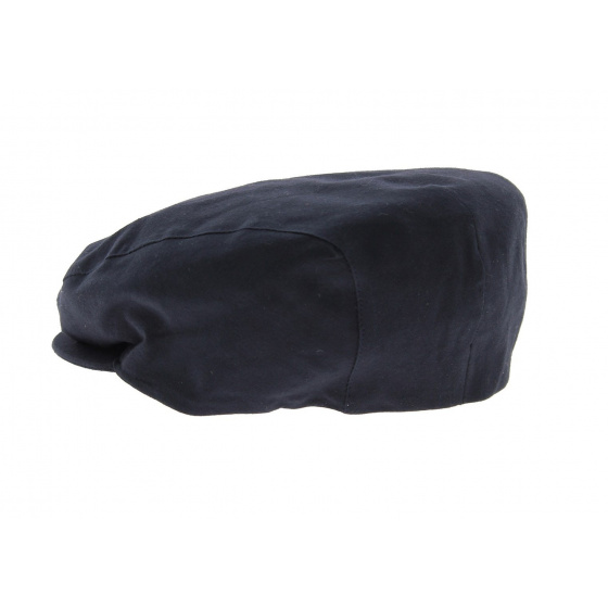 Navy Bostone Flat Cap