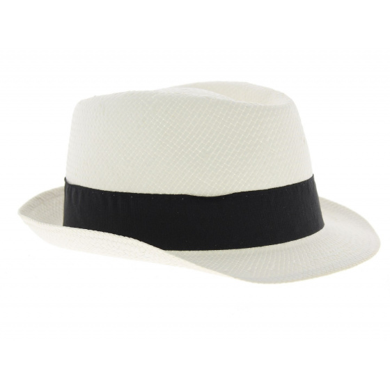 Groove Straw Trilby Hat