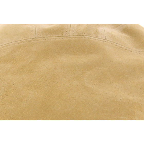 Beige Ralph Flat Leather Cap