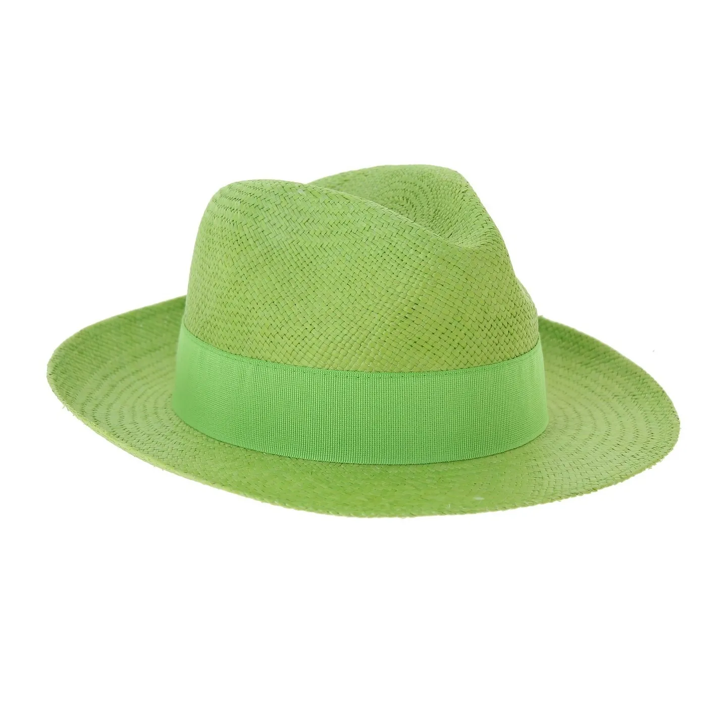 Chapeau panama Manabi - Vert Reference : 5442 | Chapellerie Traclet