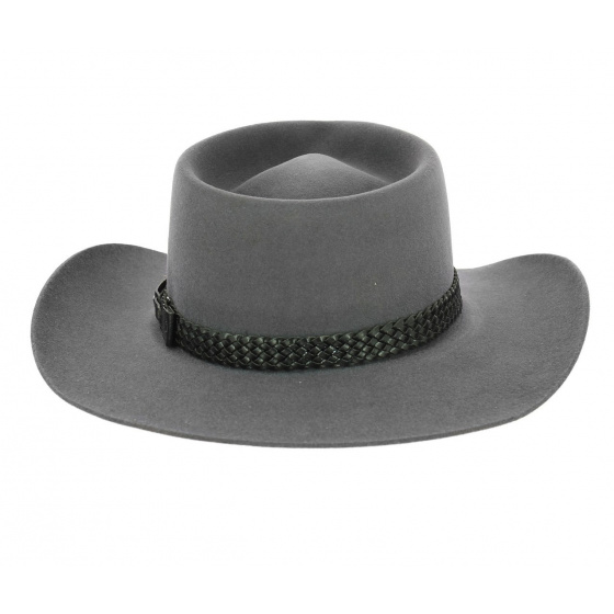 Akubra Snow River Felt Hat - Grey