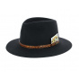 Banjo Patterson Black Fur Felt Hat - Akubra