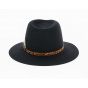 Banjo Patterson Black Fur Felt Hat - Akubra