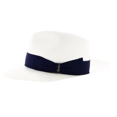 bleached fino panama hat - Borsalino Reference: 2643 | Traclet Hat Shop