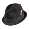 Chapeau petit bord - chapeau Trilby feutre laine Dekker - Jaxon Reference : 1893 | Chapellerie Traclet
