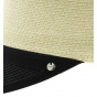 Straw bomber style cap