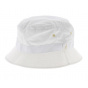 White Raffi Rain Bucket Hat - Kangol