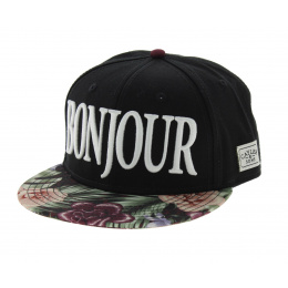 C&S - Bonjour Black Snapback Cap