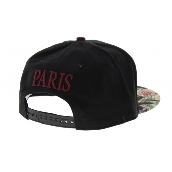 C&S - Bonjour Black Snapback Cap