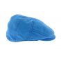 Paradise flat cap Azure blue cotton Stetson