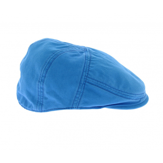 Casquette Plate Paradise Coton bleu azur Stetson