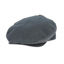 Barrel Navy Stripes Flat Cap - Brixton