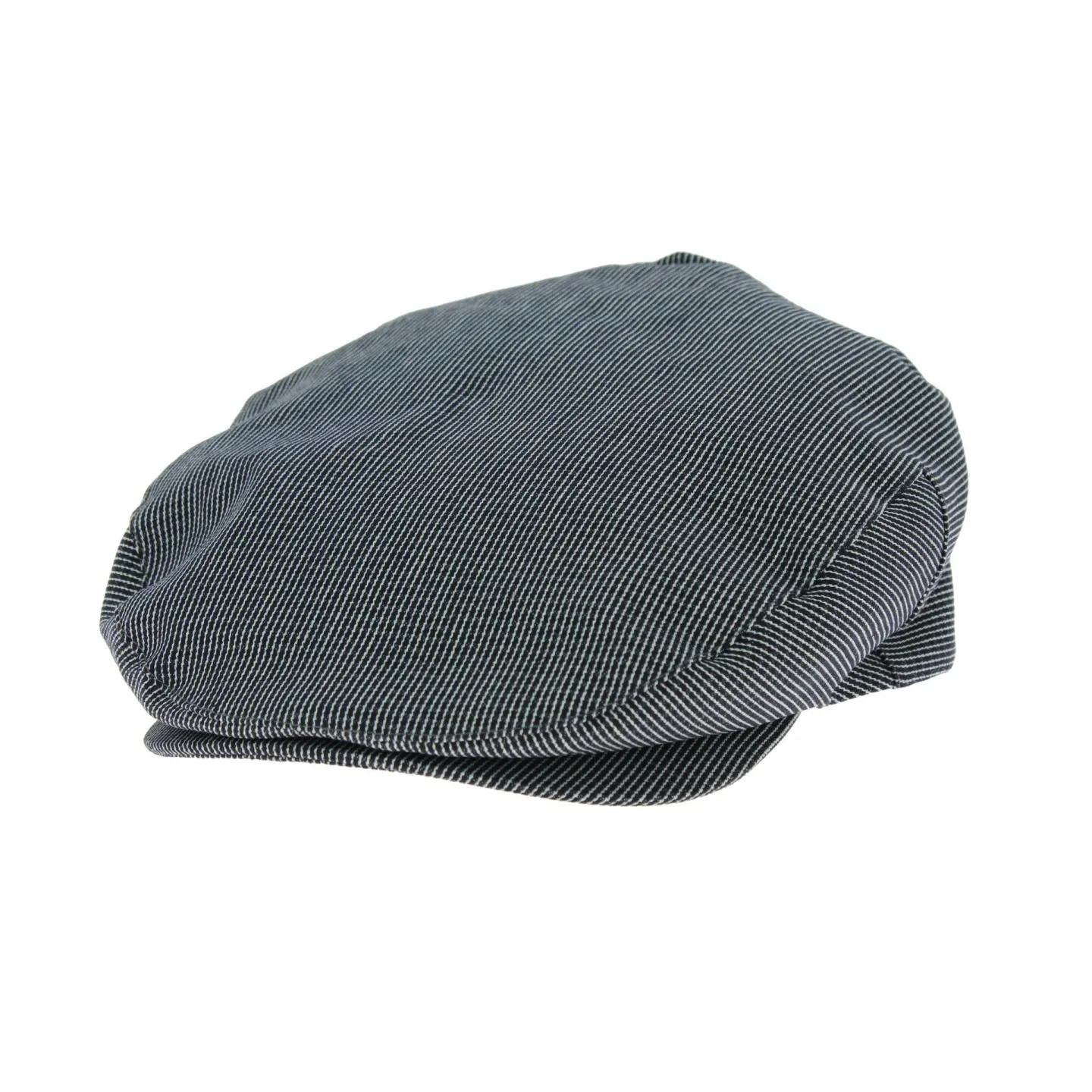 Casquette plate Barrel Navy Stripes - Brixton Reference : 5543 | Chapellerie Traclet
