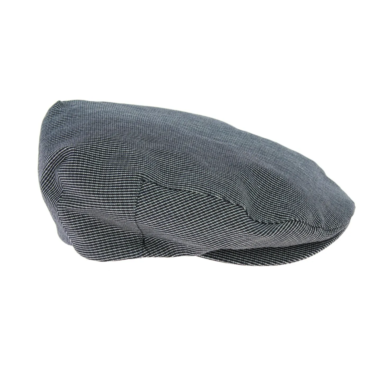 Barrel Navy Stripes Flat Cap - Brixton Reference: 5543 | Traclet Hat Shop