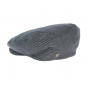 Barrel Navy Stripes Flat Cap - Brixton