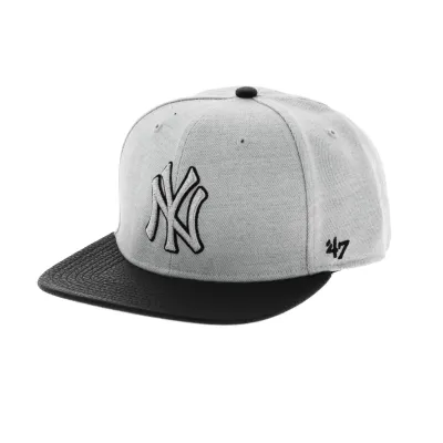 Grey NY Yankees Cap - 47 Brand Reference: 5563 | Traclet Hat Shop