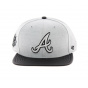 Atlanta Braves grey cap - 47 Brand
