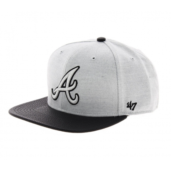 Gray Atlanta Braves Cap - 47 Brand