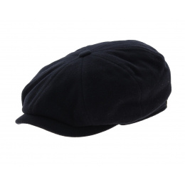 Navy Hatteras Cap with ear flaps - Stetson