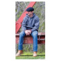 Navy Hatteras Cap with ear flaps - Stetson