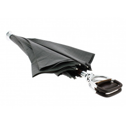 Grey walking stick-seat umbrella - Il Marchesato