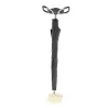 Grey walking stick-seat umbrella - Il Marchesato Reference: 5642 | Traclet Hat Shop