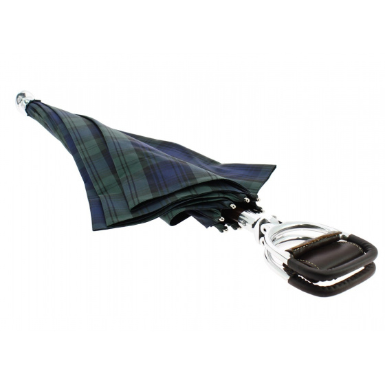 Green walking stick-seat umbrella - Il Marchesato