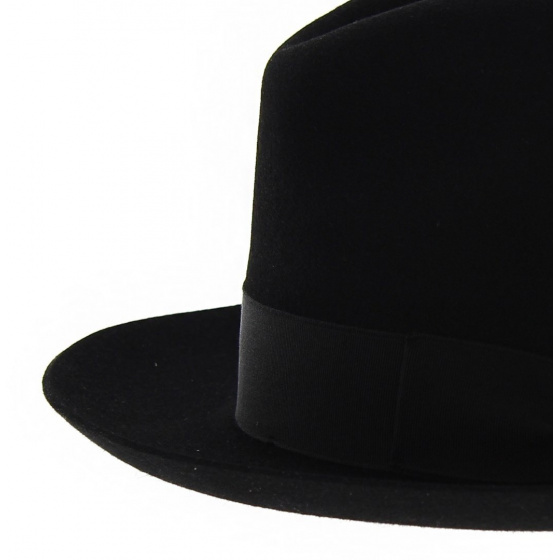 Chapeau Fedora Feutre noir - Tonak