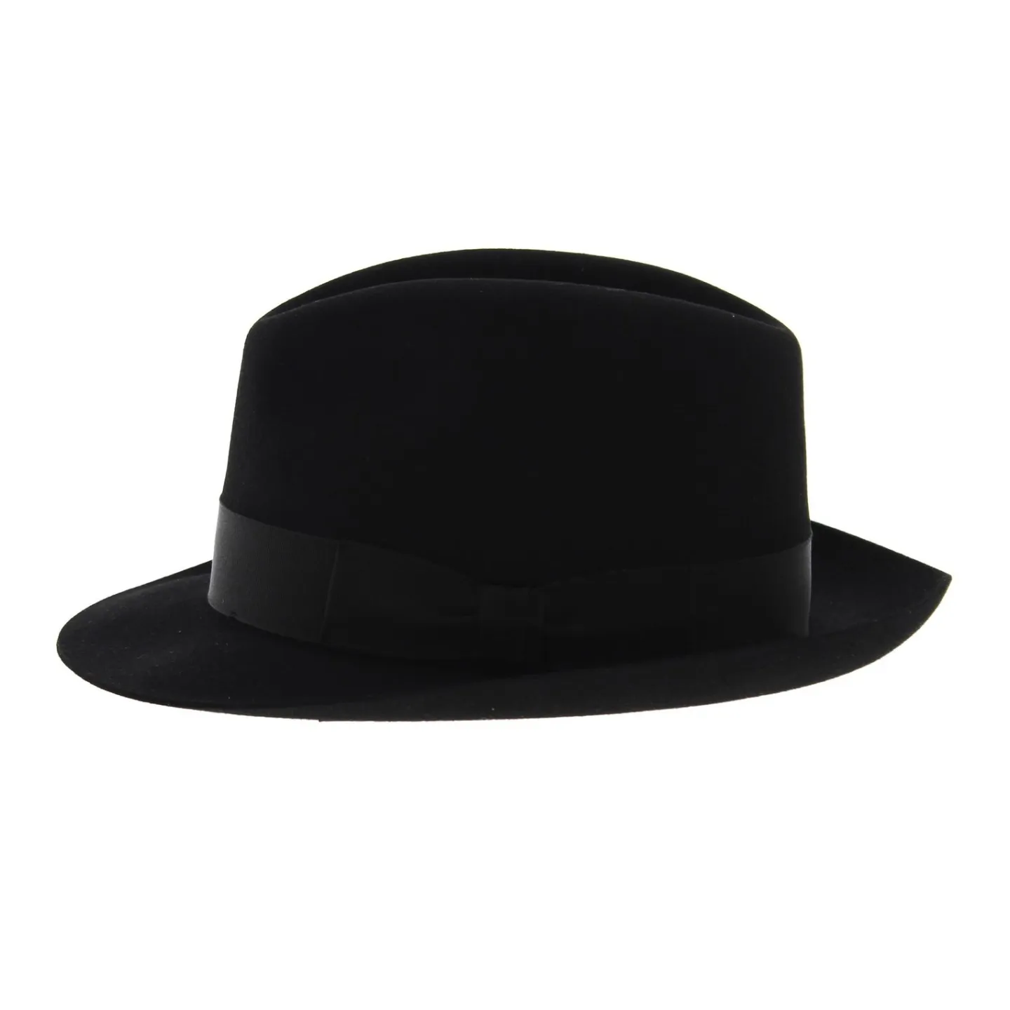 Chapeau Fedora Feutre noir - Tonak Reference : 5650 | Chapellerie Traclet