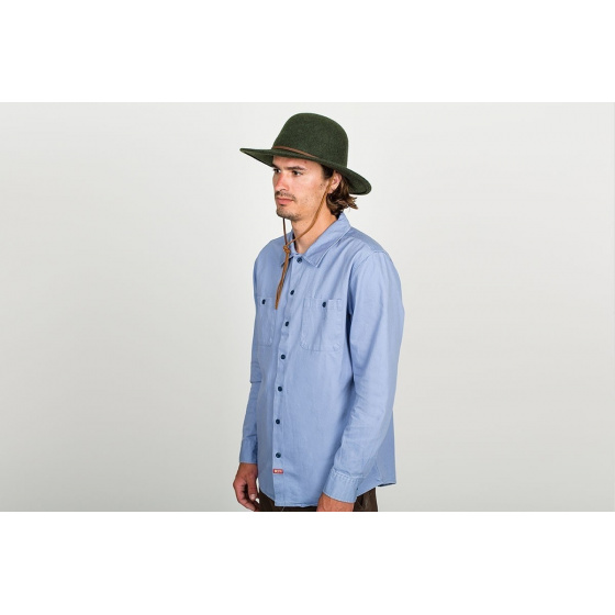 Capeline Tiller Feutre Laine Vert Sapin- Brixton Capeline Tiller Feutre Laine Vert Sapin- Brixton