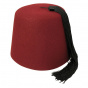 Burgundy Fez Hat