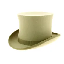 Chapeau haut de forme - Beige - achat haut de forme Reference : 5749 | Chapellerie Traclet