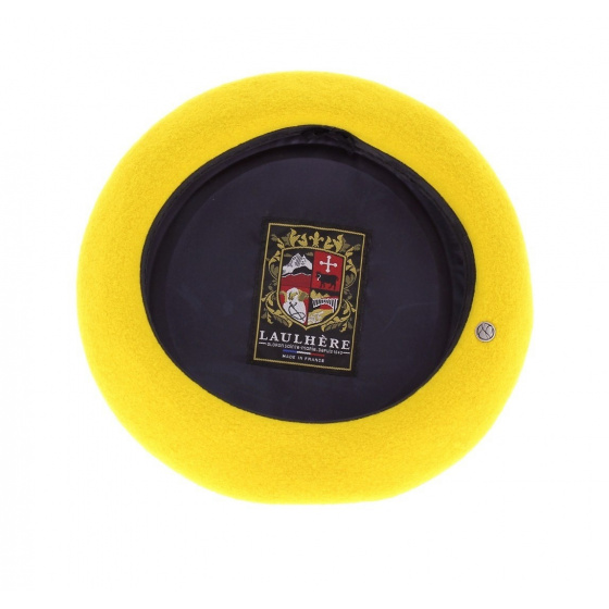 Béret Charly Jaune - Héritage par Laulhère