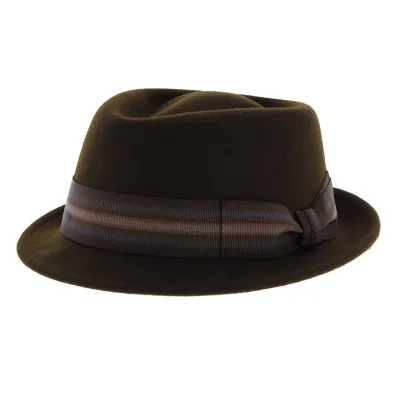 Chapeau porkpie Macadamia - Boutique Traclet Reference : 5858 | Chapellerie Traclet