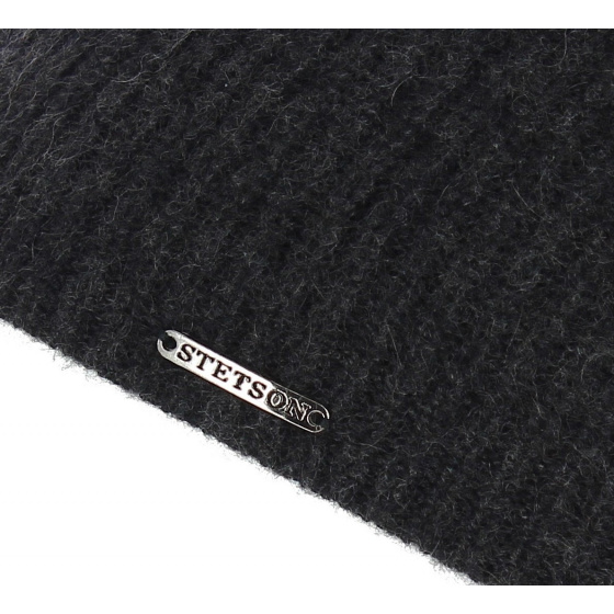 Stetson Beanie - Villas Cashmere Anthracite