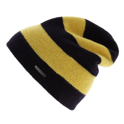 Stetson Ottumba Beanie - Navy and yellow Reference: 5555 | Traclet Hat Shop