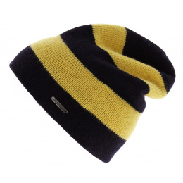 Stetson Ottumba Beanie - Navy and yellow