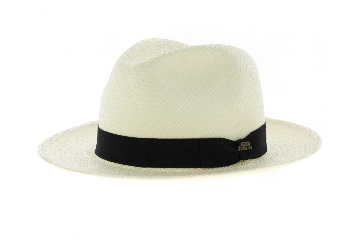 chapeau kasey de la marque Guerra, un authentique panama forme fedora pour les beaux jours
