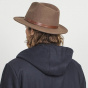 Fedora Messer Hat Camel Wool Felt- Brixton