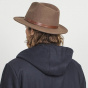 Camel Wool Felt Messer Fedora Hat - Brixton
