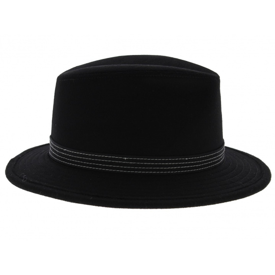 Chapeau Traveller Skylar cachemire Noir