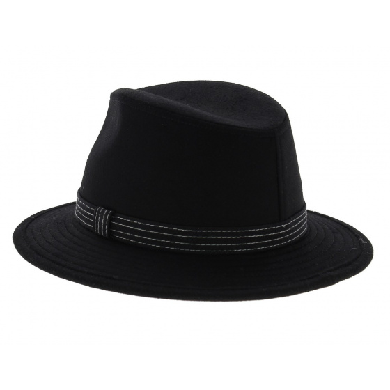 Black Skylar Traveler Cashmere Hat